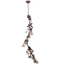Meyda White 114383 - 16&#34;W Vinca Vine 4 LT Chandelier