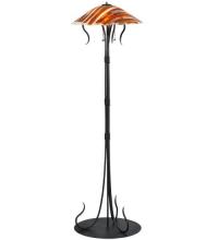Meyda White 115471 - 65&#34;H Marina Fused Glass Floor Lamp