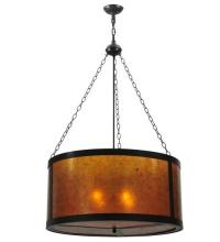 Meyda White 115663 - 32&#34;W Smythe Craftsman Inverted Pendant