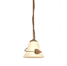 Meyda White 115708 - 7&#34; Wide Leaf Mini Pendant