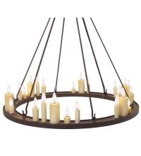 Meyda White 116741 - 49&#34; Wide Deina 24 Light Chandelier