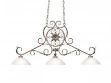 Meyda White 118120 - 54&#34; Wide Christabel Oblong Pendant