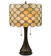 Meyda White 119589 - 21&#34;H Giacomo Table Lamp