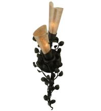 Meyda White 120695 - 11&#34; Wide Vinca Vine 2 LT Wall Sconce