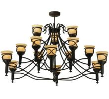 Meyda White 120749 - 58&#34; Wide Aspen 15 Light Chandelier
