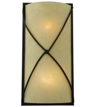 Meyda White 120750 - 9&#34;W Aspen Wall Sconce