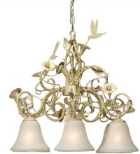 Meyda White 120993 - 24&#34; Wide Hummingbird 6 Light Chandelier