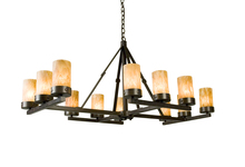 Meyda White 121079 - 52&#34; Wide Parker 12 LT Chandelier