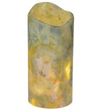 Meyda White 121495 - 3.5&#34;W Cylindre Light Green Jadestone Shade