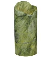 Meyda White 121496 - 3.5&#34;W Cylindre Green Jadestone Shade