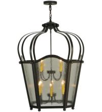 Meyda White 121582 - 33&#34;W Citadel 10 LT Pendant