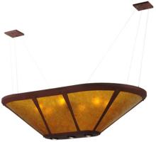 Meyda White 123602 - 50&#34; Long Sutter Oblong Inverted Pendant
