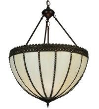 Meyda White 124554 - 21&#34;W Gothic Inverted Pendant