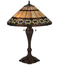 Meyda White 125114 - 25&#34;H Ilona Table Lamp