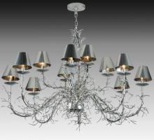 Meyda White 127985 - 48&#34;W Twigs 12 LT Chandelier