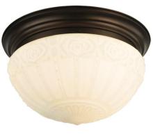 Meyda White 130633 - 15.25&#34; Wide White Puffy Rose Flushmount