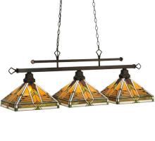 Meyda White 130753 - 48&#34;L Abilene 3 LT Island Pendant