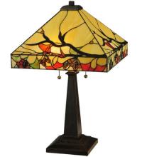 Meyda White 131507 - 25&#34;H Woodland Berries Table Lamp