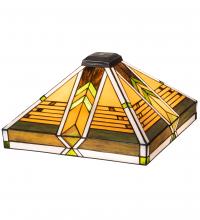 Meyda White 135223 - 17&#34; Square Abilene Shade