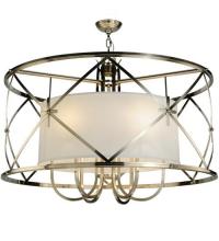 Meyda White 135929 - 38.5&#34;W Penelope 6 LT Pendant