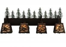 Meyda White 138197 - 35&#34;W Spruce Pine 4 LT Vanity Light
