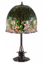 Meyda White 138581 - 32&#34;H Tiffany Flowering Lotus Table Lamp