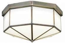 Meyda White 138821 - 15&#34; Wide Eltham Flushmount