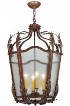Meyda White 138822 - 22&#34;W Citadel 4 Light Pendant