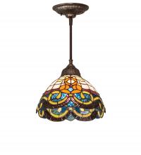 Meyda White 139440 - 10&#34; Wide Saturday Morning Mini Pendant