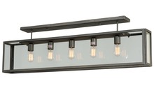 Meyda White 139731 - 47&#34; Long Affinity Semi-Flushmount