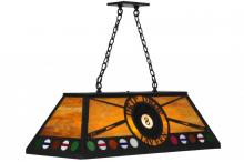 Meyda White 140891 - 39&#34; Long 8 Ball Personalized Drip Drop Tavern Oblong Pendant