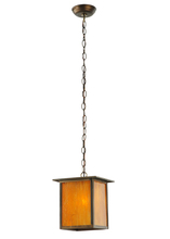 Meyda White 142032 - 9.5&#34;Sq Roylance Prime Pendant