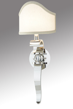 Meyda White 142037 - 8.5&#34;W Helena Wall Sconce