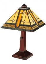 Meyda White 142879 - 16&#34;H Sierra Prairie Mission Accent Lamp