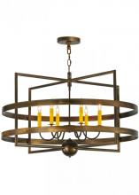 Meyda White 143904 - 36&#34;W Aldari 6 LT Chandelier
