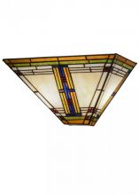 Meyda White 144967 - 15&#34;W Nevada Wall Sconce