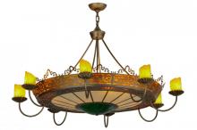 Meyda White 145154 - 47&#34;W Stanley 8 Arm Chandelier