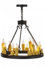Meyda White 145423 - 24&#34;W Deina 18 LT Chandelier