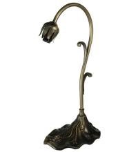 Meyda White 14556 - 15&#34; High Lily Gooseneck Table Base