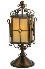 Meyda White 145795 - 19&#34;H Standford Tabletop Lantern