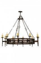Meyda White 146062 - 60&#34;W Toscano 10 LT Chandelier