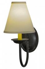 Meyda White 148405 - 7&#34;W Classic W/Fabric Shade Wall Sconce