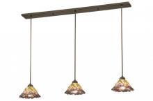 Meyda White 148424 - 50&#34;L Daffodil Bell 3 LT Island Pendant