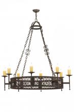 Meyda White 149198 - 48&#34;W Toscano 8 LT Chandelier