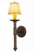 Meyda White 149413 - 5&#34; Wide Amada Wall Sconce