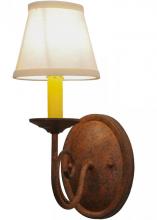 Meyda White 149664 - 5&#34; Wide Jenna 1 Light Wall Sconce