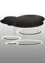 Meyda White 152053 - 84&#34; Wide Anillo 4 Ring LED Cascading Pendant
