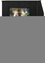 Meyda White 152407 - 52&#34; High Tiffany Peacock Wisteria Lighted Podium