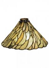 Meyda White 152599 - 12&#34;W Willow Jadestone Shade