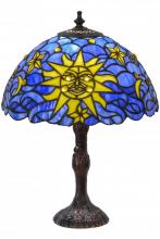 Meyda White 153615 - 16.5&#34; High Sun; Moon & Stars Table Lamp